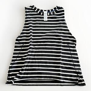 Ivivva By Lululemon Girls Black White Sleeveless Activewear Tank Size 8